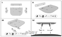 Central Dashboard Table Black Carpet for Bus Mercedes Sprinter VW Crafter 06-16