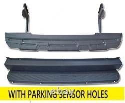 Crafter 2006-2017 Rear Cover Bumper Plastic + Metal Step With Parking Holes