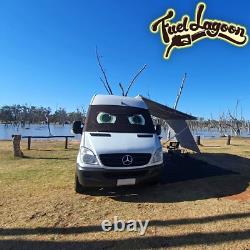 Crafter Mercedes Sprinter Window Screen Cover Blackout Blind Camper Eyes Green