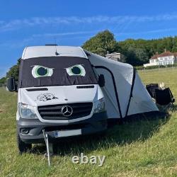 Crafter Mercedes Sprinter Window Screen Cover Blackout Blind Camper Eyes Green