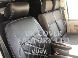 Custom Fit Van Seat Covers Made 4 With Mercedes Sprinter/vw Crafter With Logo