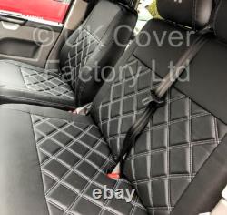 Custom Fit Van Seat Covers Made 4 With Mercedes Sprinter/vw Crafter With Logo