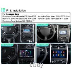 DAB+ CarPlay 64G Android 14 Car Stereo GPS For Mercedes Benz Sprinter VW Crafter