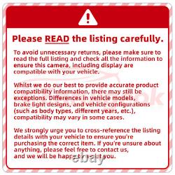 Dual Rear View Reversing Brake Light Camera Kit for Mercedes Sprinter VW Crafter