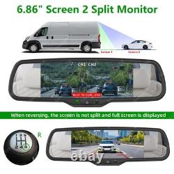 Dual Rear View Reversing Brake Light Camera Kit for Mercedes Sprinter VW Crafter