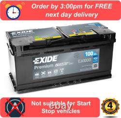 EA1000 EXIDE Premium Car Battery 019 Type Volkswagen Crafter 2.0 TDI 114