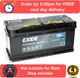 Ea1000 Exide Premium Car Battery 019 Type Volkswagen Crafter 2.0 Tdi 114
