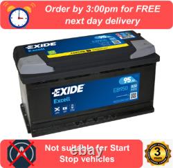 EB950 EXIDE Excell Car Battery 019 Type Volkswagen Crafter 2.0 TDI (2006-2017)