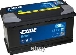 EB950 EXIDE Excell Car Battery 019 Type Volkswagen Crafter 2.0 TDI (2006-2017)