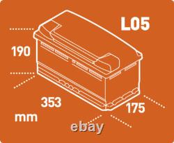EB950 EXIDE Excell Car Battery 019 Type Volkswagen Crafter 2.0 TDI (2006-2017)