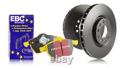 EBC Front Brake Discs & Yellowstuff Pads for VW Crafter 35 2.5 TD (2006 11)
