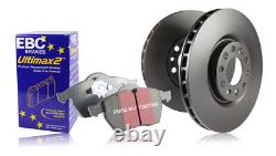 EBC Front & Rear Brake Discs & Ultimax Pads for VW Crafter 50 2.5 TD (2006 11)