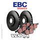 Ebc Rear Brake Kit Discs & Pads For Vw Crafter 35 2.0 Td 2011