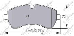 FITS Mercedes Sprinter 500 VW Crafter Van CR50 2006 Front Brake Discs Pad Set