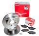 For Vw Crafter 2.5 Bluetdi 163 Brembo Rear Brake Discs 303mm & Brake Pads Set