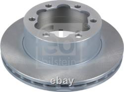 Febi Rear Brake Discs Fits VW Crafter 2006-2016 Mercedes Sprinter 2006