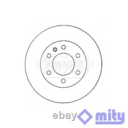 Fits Mercedes Sprinter 2006- VW Crafter 2006-2016 1x Brake Disc Front Mity