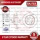 Fits Mercedes Sprinter Vw Crafter Baxter Rear Brake Disc & Pads Kit