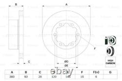 Fits VW Crafter 2006-2016 Mercedes Sprinter 2006-2020 HMH Rear Brake Disc