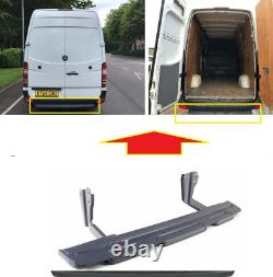 Fits Vw Crafter Van 2006-2017 Rear Cover Step Bumper Plastic + Metal Step Pdc