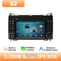 For Mercedes Benz Sprinter W169 W245 VW Crafter Carplay Car Stereo Radio Sat Nav