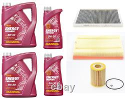 For Sprinter Crafter Engine Oil 5w30 C3 12l Air Cabin Oil Filters Service Kit