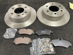 For Sprinter Vw Crafter 2013 On Rear Brake Disc Rear Brake Pad + Sensors
