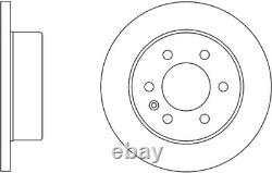 For Vw Crafter 2e, 2f 2.0d 11 To 16 Rear Solid Brake Discs And Pads Set 298 MM
