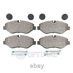 Front Disc Brake Pad Set OPTIMAL Fits MERCEDES Sprinter Viano VW 03-16 2E0698151 Front Disc Brake Pad Set OPTIMAL Fits MERCEDES Sprinter Viano VW 03-16 2E0698151