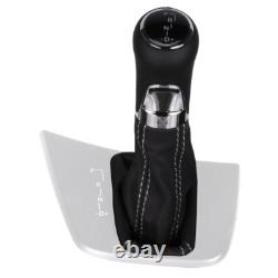 Gear shift knob LED for Mercedes Sprinter W906 Crafter stitch silver B86