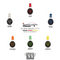 Gear shift knob LED for Mercedes Sprinter W906 Crafter stitch silver B86