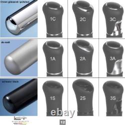 Gear shift knob LED for Mercedes Sprinter W906 Crafter stitch silver B86