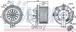 Genuine NISSENS Heater Blower for Mercedes Benz Sprinter 313 CDi 2.1 (8/13-4/17)