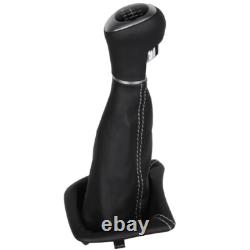 ICT gear shift knob for Mercedes Sprinter W906 VW Crafter stitch silver B71