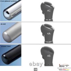 ICT gear shift knob for Mercedes Sprinter W906 VW Crafter stitch silver B71