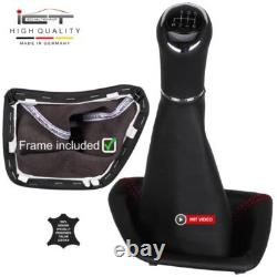 ICT gear shift knob gaiter for Mercedes Sprinter W906 VW Crafter thread red C71