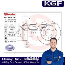 KGF Rear Brake Discs Fits Mercedes Sprinter 2006- VW Crafter 2006-2016