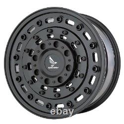 Load Rated x4 16 1-AT Alloys Satin Black Vw Crafter Mercedes Sprinter 6x130