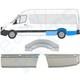 Mercedes Sprinter Crafter 2006- Lwb 3x Rear Wing Repair Panel Wheel Left / Set