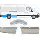 Mercedes Sprinter Crafter 2006- Lwb 3x Rear Wing Repair Panel Wheel Right / Set