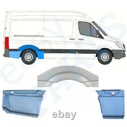 MERCEDES SPRINTER CRAFTER 2006- MWB 3x REAR WING REPAIR PANEL WHEEL RIGHT / SET