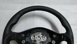 MERCEDES SPRINTER FLAT BOTTOM STEERING WHEEL LEATHER Ref06 CUSTOM