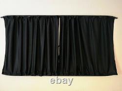 MERCEDES SPRINTER VW CRAFTER BLACKOUT KIT FULL ALL WINDOWS Curtains SET BLACK