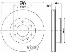 MINTEX MDC1771C BRAKE DISC Front