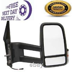 Manual Long Arm Door Wing Mirror Right & Left Set VW Crafter 2006-2017