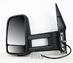 Merc Sprinter VW Crafter Door Wing Mirror Long Arm Elec Heat Left Exc. Ind 2006