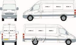 Mercedes Sprinter 07+ / VW Crafter 07-17 Front Set Sliding Windows + Bonding