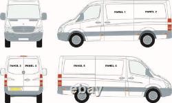 Mercedes Sprinter 07+ / VW Crafter 07-17 Front Set Sliding Windows + Bonding