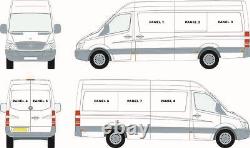 Mercedes Sprinter 07+ /VW Crafter 07-17 Pair Front Top Slider Green