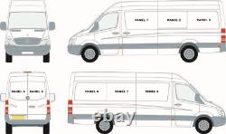 Mercedes Sprinter 07+ / VW Crafter 07-17 Right Rear Panel Top Sliding Window